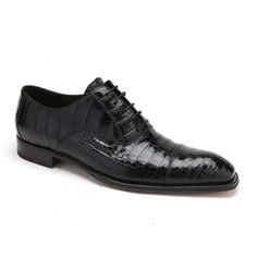 Caporicci Italian Mens Shoes Black Alligator Oxfords ART1102 (CAP1011) Material: Alligator Hardware: None Color: Black Comes with original box and dustbag Made In Italy ART1102-BLACK Sizes listed in US sizing Expensive Mens Shoes, Italian Shoes For Men, Exotic Shoes, Cap Toe Shoes, Black Alligator, Mens Shoes Black, Mens Designer Shoes, Italian Shoes, Black 13