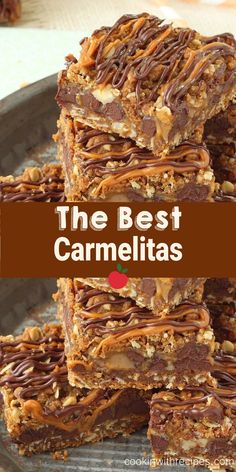 The Best Carmelitas Recipe Carmalitas Bar, Carmelitas Recipe 9x13, 12 Tomatoes Recipes Cookies, Kraft Caramel Recipes, Caramel Bits Recipes, Desserts With Caramel, Caramilk Recipes, Thanksgiving Brownies, Carmel Desserts