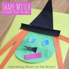 Toddlers Crafts, Book Club For Kids, Kid Halloween, Room On The Broom, Julia Donaldson