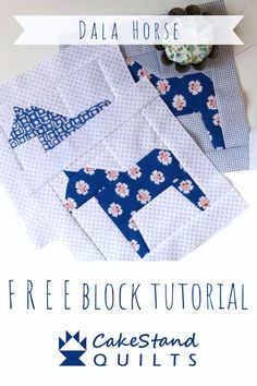 the paper piece is cut into pieces to make a horse pattern for quilts and other crafts