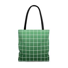 This practical, high-quality Tote Bag is available in three sizes. All over print provides comfort with style at the beach or out in town. Made from reliable materials, lasting for seasons. .: 100% Polyester .: Boxed corners .: Black inner stitching, transparent thread on hems. .: Black cotton handles .: With non-woven laminate inside .: NB! Size tolerance 0.75" (1.9 cm)) .: Assembled in the USA from globally sourced parts Green Softback Bag, Casual Green Rectangular Bag, Green Softback Bag For Daily Use, Green Softback Shoulder Bag For Daily Use, Daily Use Green Softback Shoulder Bag, Green Square Bag With Large Capacity, Green Square Bags With Large Capacity, Green Square Shopping Bag, Green Square Travel Bag