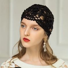 Loving this Seance Skull Cap. Exquisite and comfortable. Available in four colors. ITEM DETAILS: Soft and breathable crochet beanie Hollow crochet Victorian pattern Comfortable fit Perfect for all seasons and occasions One size fits most Witchy Hat, Victorian Witch, Witchy Clothing, African Hats, Crochet Skull, Victorian Pattern, Witches Hat, Beanie Hats For Women, Crystal Tiaras