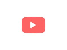 the youtube logo is shown in red