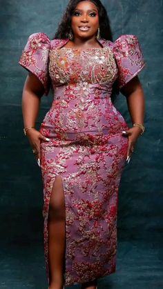 Brocade Styles For Women 2023, Damask Styles For Nigerian Women, African Dress Styles For Women, Brocade Styles, Styles For Pregnant Women, African Dress Styles, Africa Outfits, Nigerian Bride