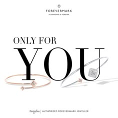 jewelry advert with the words only for you