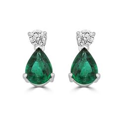 Diamond Weight: Total: 0.27ct
Emerald Weight: Total: 1.37ct
Hallmark: 18ct White Gold
Setting: Claw Set White Gold Drop Earrings, Diamond Drops, Diamond Drop Earrings, Ring Size Guide, Gold Drop Earrings, Emerald Diamond, Multi Stone, Gold Platinum, Three Stone