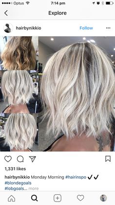 Winter Blonde Hair, Winter Blonde, Ash Blonde Hair, Hair Thickening, Platinum Blonde Hair, Hair Color And Cut, Blonde Balayage, Hair Color Ideas