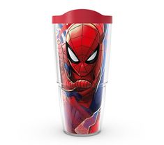 Awesome SPIDERMAN 24oz DOUBLE WALL TUMBLER FROM TERVIS.  All Tervis Tumblers have a lifetime guarantee Double walled for insulation for both hot and cold beverages Double wall reduces condensation Logos are printed between the walls BPA Free and made in the USA Microwave and Dishwater Safe You will love it and it makes an incredible gift.   THIS ITEM IS AVAILABLE FOR ALL NFL TEAMS UPON REQUEST PLEASE CONTACT ME FOR QUESTIONS, CONCERNS OR MULTIPLES Check out my other items!  Be sure to add me to your favorites list! Outdoor Drinkware, Birthday Coupons, Tervis Tumbler, Upper And Lowercase Letters, Travel Cup, Insulated Tumbler, Refreshing Drinks, Marvel Spiderman, Made In America