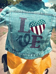 Blue jean jacket with rhinestones and glitter vinyl. Casual Denim Jacket With Rhinestones, Fitted Casual Denim Jacket With Rhinestones, Blue Jean Jacket, Glitter Vinyl, Loafers For Women, Jean Jacket, Blue Jeans, Loafers, Slip On