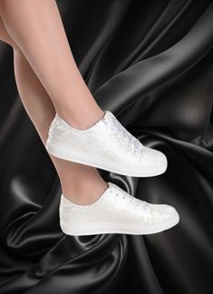 🎔Height: 2 cm to 0.80 inch 🎔Bridal shoes from wedding dress fabric 🎔Product Mother of pearl wedge heel comfortable wedding shoes  🎔100% hand work 🎔Made of high quality lace and fabric It will look great under the wedding dress and will provide comfort all day long. bridal shoes, evening dress shoes, bridesmaid shoes, converse for daily use Tulle shoes, Lace Shoes, Bridal Sneakers, Bridal Shoes, Bridal Casual Shoes, Stylish Shoes, Wedges, Wedding Shoes, Platform Shoes, Bride Shoes ,Wedding S Wedding Shoes Bride Comfortable Wedge, Sneaker Bride, Outdoor Wedding Shoes For Bride, White Synthetic Wedding Shoes, White Low-top Wedding Shoes For Bridal Shower, Customizable Low-top Wedding Shoes, Elegant Low-top Sneakers For Bridal Shower, Tulle Shoes, White Embellished Low-top Wedding Shoes