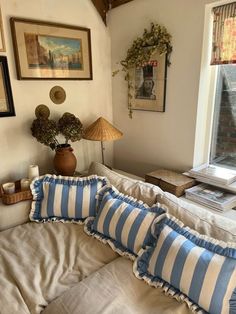 a living room filled with furniture and decor