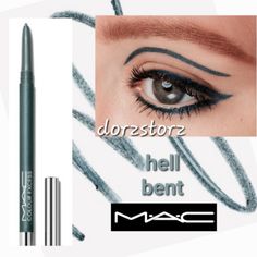 Mac Colour Excess Gel Pencil Eye Liner Color: Hell Bent Size: .10 Oz New In Box 100% Authentic **Currently 3 Available - Price Is For Each. Brown Eyeliner Pencil, Mac Eyeliner, Gel Eyeliner Pencil, Hell Bent, Pencil Eye, Green Cosmetics, Mac Eyes, Kohl Eyeliner, Brown Eyeliner