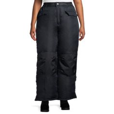 Lets hit the slopes! Prep for snowy conditions or a ski-filled day on the slopes with these Ski Pants from Cherokee. These ski bottoms features a water resistant coating to keep dry and an insulated design to keep warm when temperatures drop. Size: 3X. Color: Black. Gender: female. Age Group: adult. Cherokee Woman, Black Snow, Bottom Workout, Snow Pants, Ski Pants, Womens Activewear, Outerwear Women, Active Wear For Women, Keep Warm