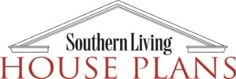 the logo for southern living house plans, which is located on top of a building