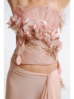 bella bella boutique Flower Outfit, Bella Bella, Pink Corset, Floral Corset, Chiffon Flower, Lingerie Boutique, Pink Chiffon, Corsets And Bustiers, Light Rose