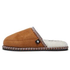 PRICES MAY VARY. SUPER COMFORT: Keep your feet feeling cozy all day long in kids slippers for boys with a soft microsuede upper and plush lining. The Lucky Brand house slippers for kids also have a memory foam footbed for customized comfort and support. EASY ON AND OFF: These slip-on house slippers for kids feature an easy to wear slide-on entry. Plus, these boys house slippers have a rubber outsole that provides traction for indoor/outdoor use. STYLISH DESIGN: With its classic design, these kid Suede Slippers With Plush Lining And Round Toe, Super Soft Brown Indoor Slippers, Super Soft Comfortable Brown Slippers, Comfortable Winter Slippers With Soft Sole, Comfortable Slip-on Slippers With Soft Sole, Comfortable Suede Slippers For Outdoor, Casual Closed Toe Slippers With Plush Lining, Comfy Indoor Slippers With Soft Sole, Non-slip Cozy Slippers With Round Toe