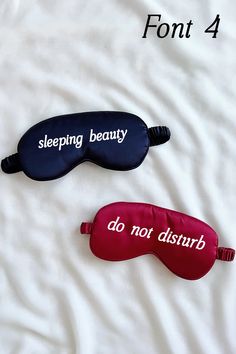 Custom sleep mask - Navy & Red – Spikes and Seams