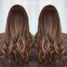 Pelo Dimensional Brunette Caramel, Dimensional Balayage Brunettes, Pretty Balayage, Brunette Roots, Dimensional Brunette, Golden Highlights, Natural Highlights, Brunette Highlights