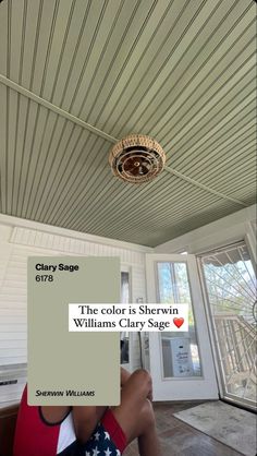 the color is shewn by williams clay sage