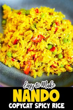 Create a flavorful feast with this Homemade Nando’s Spicy Rice. Just one pot and a blend of spices and vegetables are all you need for this savory, slightly spicy dish. It's an easy, delicious way to add some excitement to your dining table. Spicy Rice, Easy Delicious, Kitchen In, One Pot, 30 Minutes, At Home, Rice, Dining Table