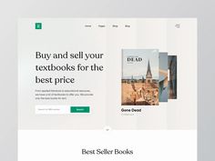 the best seller books website design