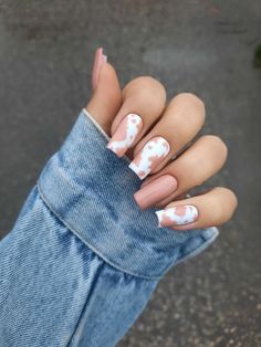 Country Acrylic Nails, Fantastic Nails, Cowboy Nails, Maquillage Yeux Cut Crease, Country Nails, Cow Nails, Nails Yellow, Acrylic Nails Coffin Short