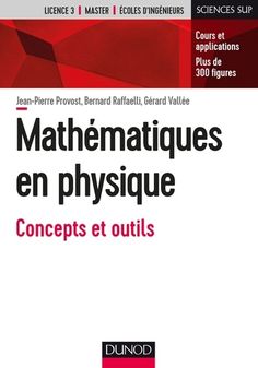 a book cover with the title'mathe et physiques en physique