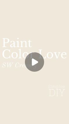 the words paint, colo love are shown in white