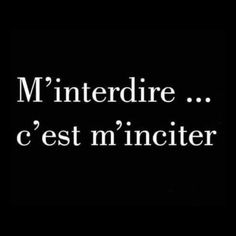 a black and white photo with the words'm'interdire c'est miiciter