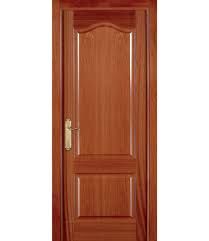 a wooden door with a handle on the front and side panels, in an open position