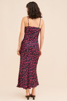 Rent Elva Slip Dress from Nuuly. Pick 6 items for $98/month. Free shipping + returns. Spring Bias Cut Dress For Date Night, Flirty Fitted Bias-cut Dresses, Flirty Fitted Bias Cut Dresses, Fitted Spring Dress With Bias Cut, Spring Bias Cut Midi Dress For Cocktail, Fitted Bias Cut Dress For Spring, Flirty Silk Dress For Spring, Spring Brunch Dress With Bias Cut, Flirty Summer Dresses With Bias Cut