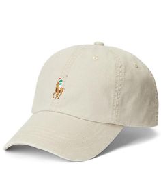 From Polo Ralph Lauren, this cap features:classic baseball cap silhouetteRalph Lauren's signature multicolored Pony embroidered at the frontseamed billsix-panel constructionembroidered ventilating eyeletssweatband at the interior"Polo Ralph Lauren" embroidery and a buckled leather strap at the backApprox. 23 1/4 circumferenceshell is cotton/elastaneback strap is leatherspot cleanImported. Classic Baseball Cap With Embroidered Logo, Classic Dad Hat With Embroidered Logo And Flat Bill, Classic Hat With Embroidered Logo, One Size, Classic Hat With Embroidered Logo, One Size Fits Most, Classic Hat With Embroidered Logo, Classic Trucker Hat With Embroidered Logo Visor, Classic Embroidered Logo Snapback Hat, Classic Trucker Hat With Embroidered Logo, Classic Visor Baseball Cap With Embroidered Logo