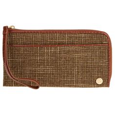 Samantha Brown To-Go RFID Tweed Travel Wallet  Samatha Brown designed this sleek travel wallet with pockets and slots with plenty of room to organize your essentials. Simply stash it in a tote and you're ready for wherever the day takes you.   What You Get       Travel Wallet Trendy Travel Wallets Rectangular Shape, Trendy Travel Wallet Rectangular, Trendy Travel Wallets Rectangular, Brown Travel Wallet With Zipper Closure, Casual Brown Travel Wallet, Versatile Travel Wallet Rectangular Shape, Versatile Travel Wallet Rectangular, Brown Rfid Blocking Bags For Everyday Use, Brown Travel Wallet, Rectangular