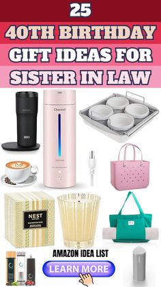 birthday gift ideas for sister in law