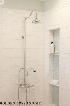 the shower is clean and ready to be used for someone's bathtub renovation