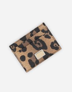 Understated and practical, this card holder comes in the iconic leopard-print Crespo. Its mini size makes it ideal for carrying in your pocket and in smaller bags. It is embellished with a branded tag featuring two metal plating finishes. Four card slots and one on top Measurements. 10 x 7.5 x 0.5 cm - 3.9 x 3 x 0.2 inches Made in Italy Top Measurements, Small Leather Goods, Leather Goods, Small Bag, Wallets For Women, Card Slots, Slots, Leopard Print, Card Holder