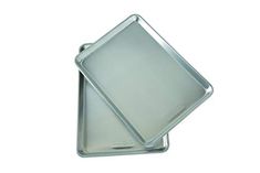 two square pans sitting on top of each other