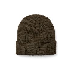 This warm, wool watch cap is perfect for insulating against drizzle, snow and dropping temperatures. The size and coverage is easily adjusted by cuffing the cap as desired. | Filson Watch Cap Beanie Otter Green Adjustable Beanie Cap For Cold Weather, Adjustable Warm Beanie For Outdoor, Warm Adjustable Beanie For Outdoor, Adjustable Windproof Beanie, Winter Wool Hats For Outdoor Activities, Adjustable Wool Beanie For Winter, Classic Winter Hat For Outdoor Activities, Adjustable Warm Beanie For Everyday, Warm Adjustable Beanie For Everyday