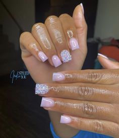 Acrylic Nails Square, Acrylics Nails, Drip Nails, Ombre Acrylic Nails, Colored Acrylic Nails, White Acrylic Nails, Girly Acrylic Nails, French Tip Acrylic Nails, Nails Square