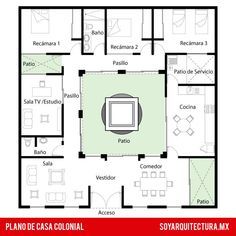 a floor plan for a house with the living room and dining area in red, white and