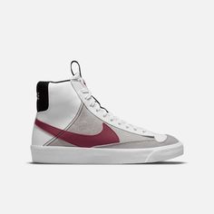 Nike Blazer Mid '77 SE (GS) Maroon Black Nike Maroon Nike, Nike Blazers, Nike Blazer Mid 77, Nike Blazer Mid, Nike Blazers Mid, Best Shoes, Hype Shoes, Blazer Mid, Nike Blazer