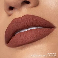 DOSE of COLORS on Instagram: "Peaking Velvet Mousse Lipstick is available now on doseofcolors.com #doseofcolors" Lips