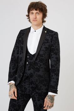 Floral Tuxedo, Prom Suits, Party Suits, Tuxedo Suit, Black Tuxedo, Wedding Suit, Tuxedo Jacket, Three Piece Suit, Workout Jacket