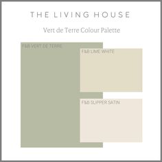 the living house vert - de - terre color palette