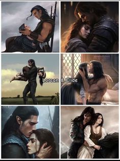 several different pictures of people in the same place, with one being hugged by another