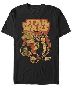 Group Picture, Star Wars Men, Star Wars Logo, Star Wars Tshirt, Han Solo, Vintage Portraits, Mens Crew Neck, Tshirts Online