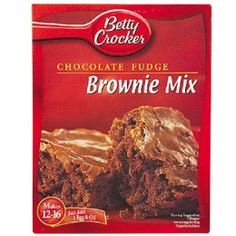 betty crocker chocolate fudge brownie mix, 12 - ounces pack