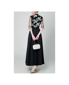 Get 10% off now! Buy modest black maxi party dress with flowers half sleeves at cheap price online. Free stable shipping and pro custom service since 2009. Spring Banquet Maxi Length Evening Dress, Spring Banquet Maxi Evening Dress, Spring 3/4 Sleeve Party Evening Dress, Spring Party Evening Dress With 3/4 Sleeve, Black 3/4 Sleeve Dress For Wedding, Black Maxi Dress For Wedding And Party Season, Black 3/4 Sleeve Wedding Dress, Black Short Sleeve Evening Dress For Cocktail, Black Short Sleeve Prom Evening Dress