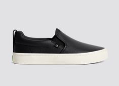 CARIUMA: Women's Black Premium Leather Slip-on Sneakers | Slip-On Cariuma Sneakers, Leather Sneakers Men, Cozy Shoes, Come Shop With Us, Vegan Sneakers, Sneakers Women, Sneakers For Men, New Line, Fall Shoes