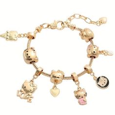 Hello Kitty Bracelet Hello Kitty Bracelet Hello Kitty Bracelet Hello Kitty Bracelet Bracelet Hello Kitty, Gold Hello Kitty, Hello Kitty Bracelet, Accessories Hello Kitty, Hello Kitty Earrings, Hello Kitty Jewelry, Kitty Accessories, Hello Kitty Accessories, Kids Accessories Jewelry